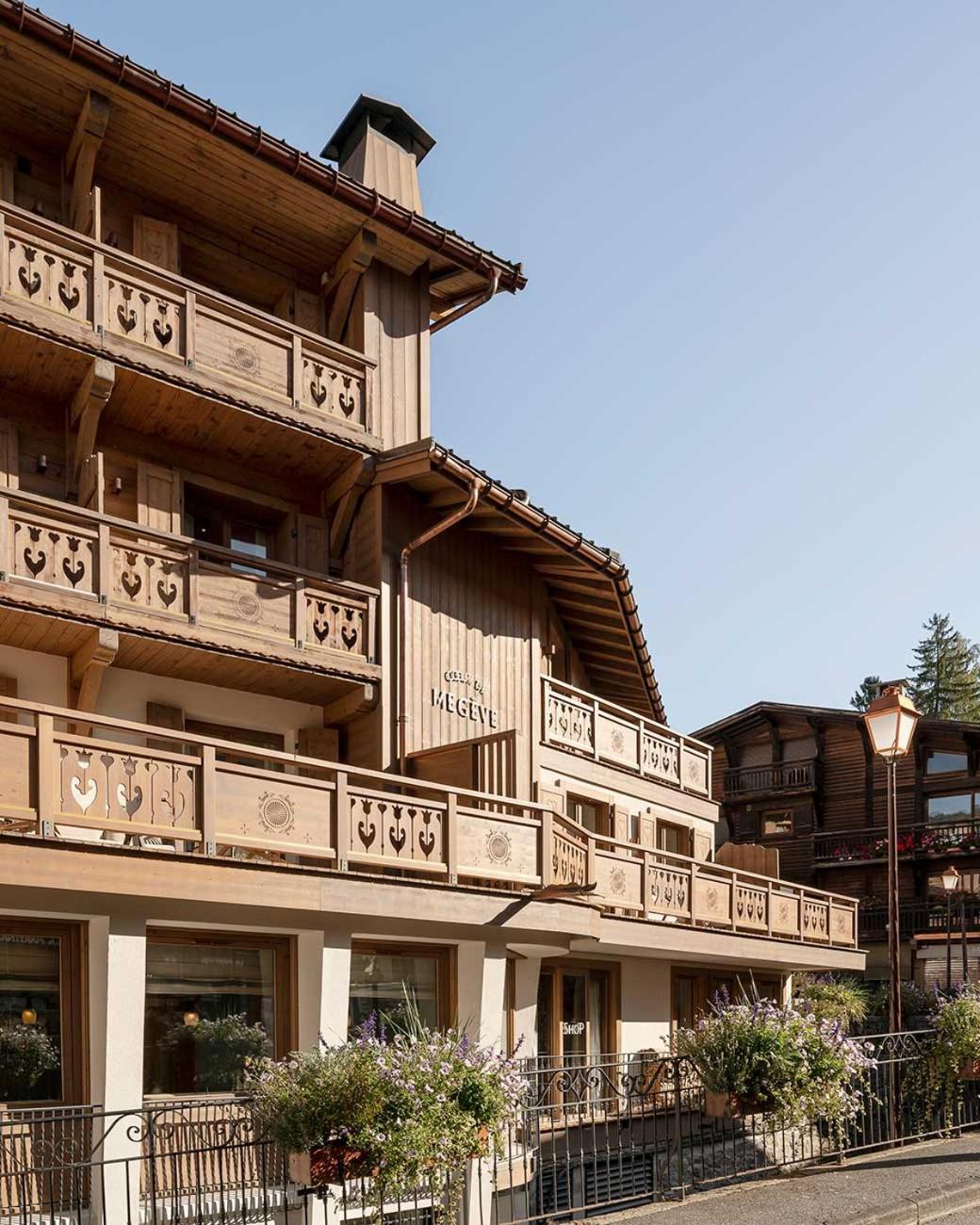 Coeur De Megeve Hotel Exterior foto